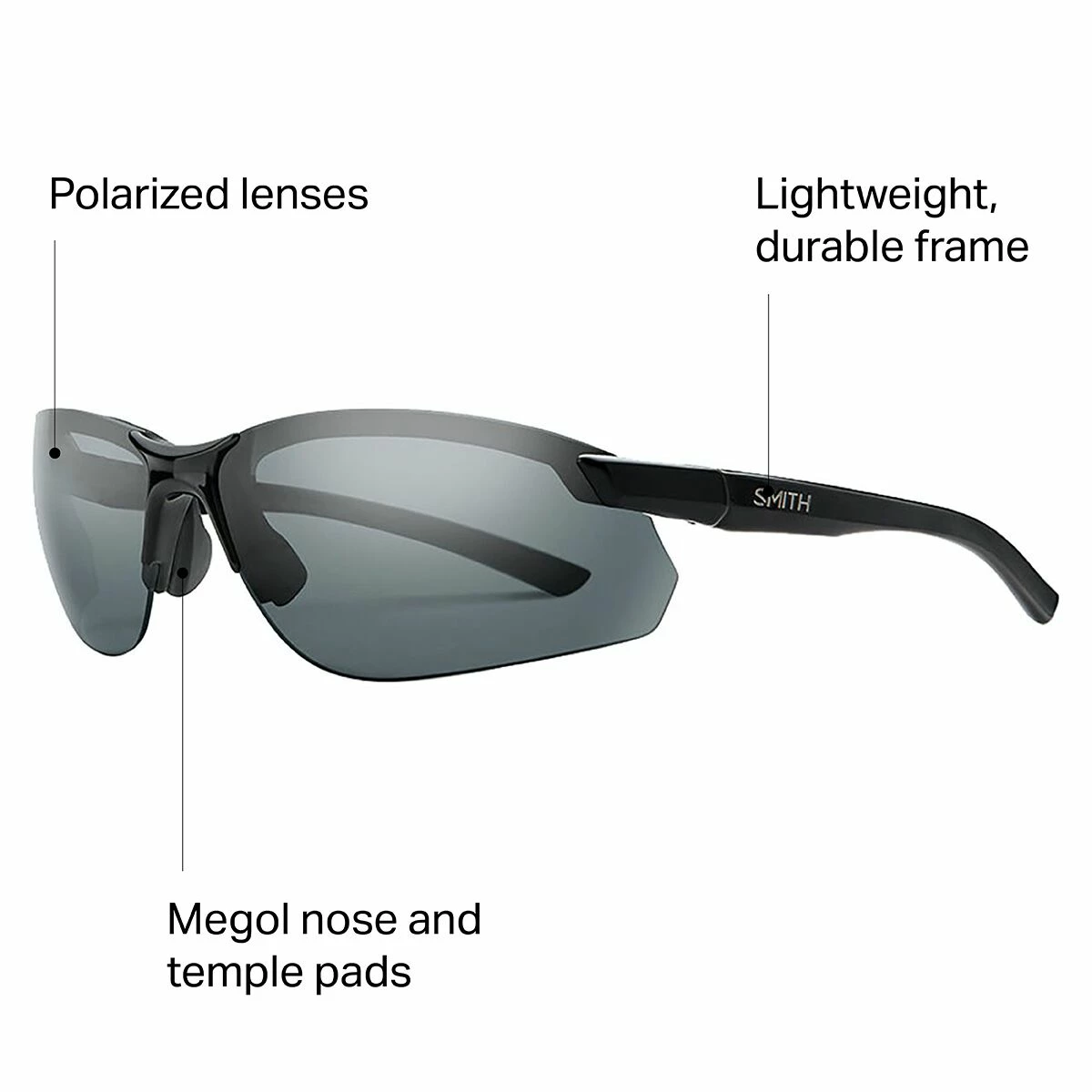 Smith Parallel Max 2 Polarized Sunglasses 3 Smith Parallel Max 2 Polarized Sunglasses - Image 3