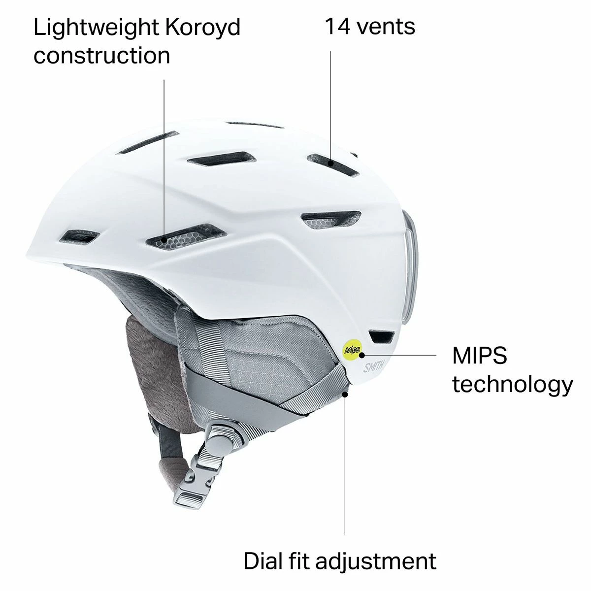 Smith Prospect Jr MIPS Helmet Kids' 2 Smith Prospect Jr MIPS Helmet Kids' - Image 2